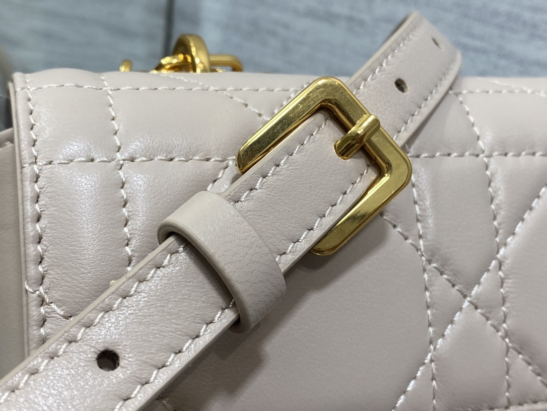 Dior Mini Dior Ange Bag Pink Macrocannage Calfskin 20 x 12 x 5 cm