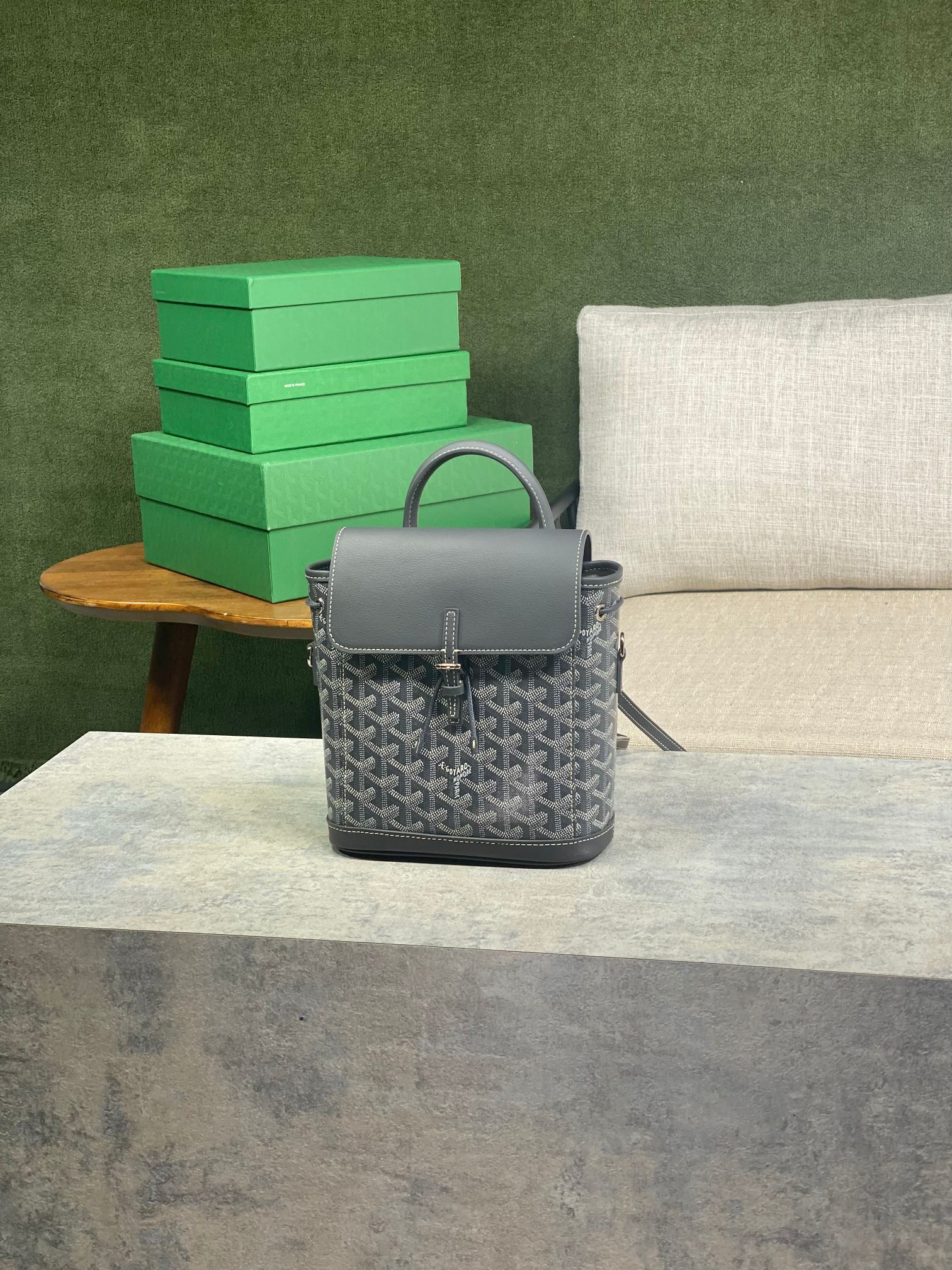 Goyard Mini Alpin 23 cm x 9.5 cm x 19 cm