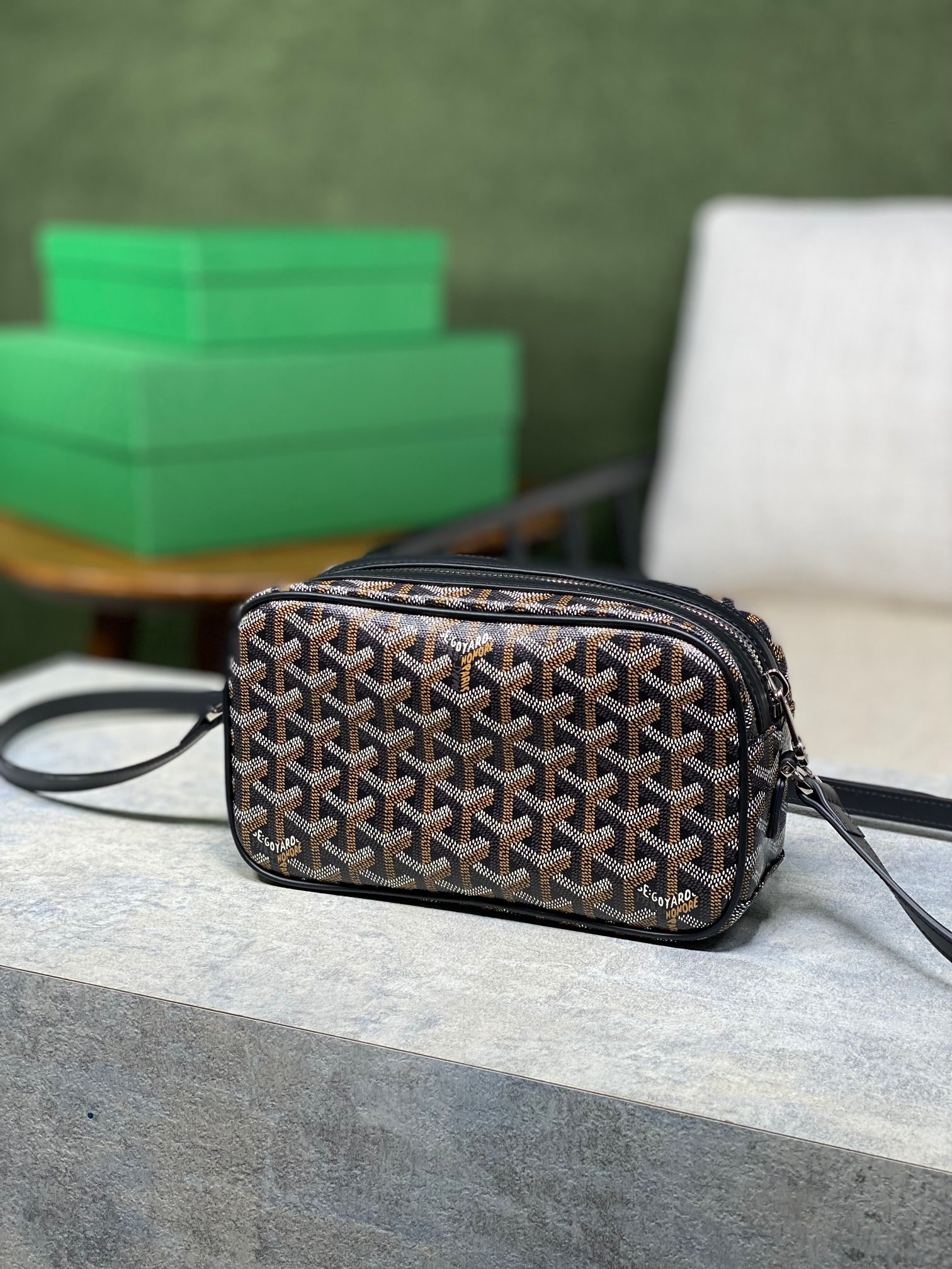 Goyard Cap-Vert PM Bag 13x6.5x22cm