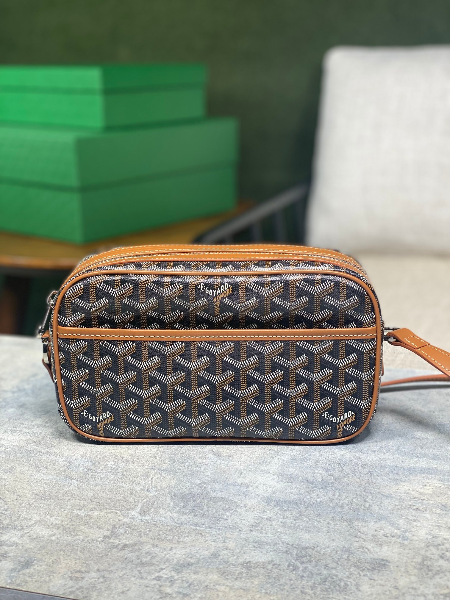 Goyard Cap-Vert PM Bag 13x6.5x22cm