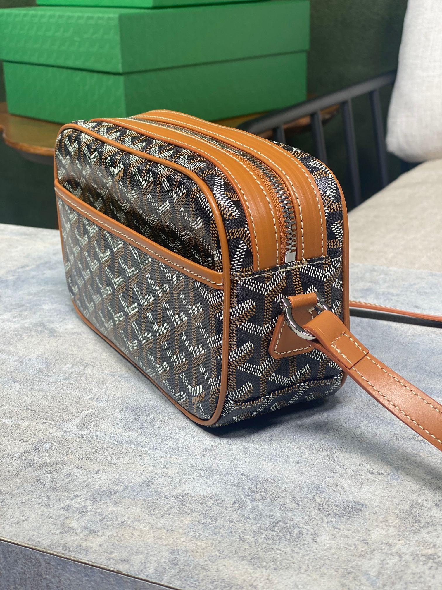 Goyard Cap-Vert PM Bag 13x6.5x22cm