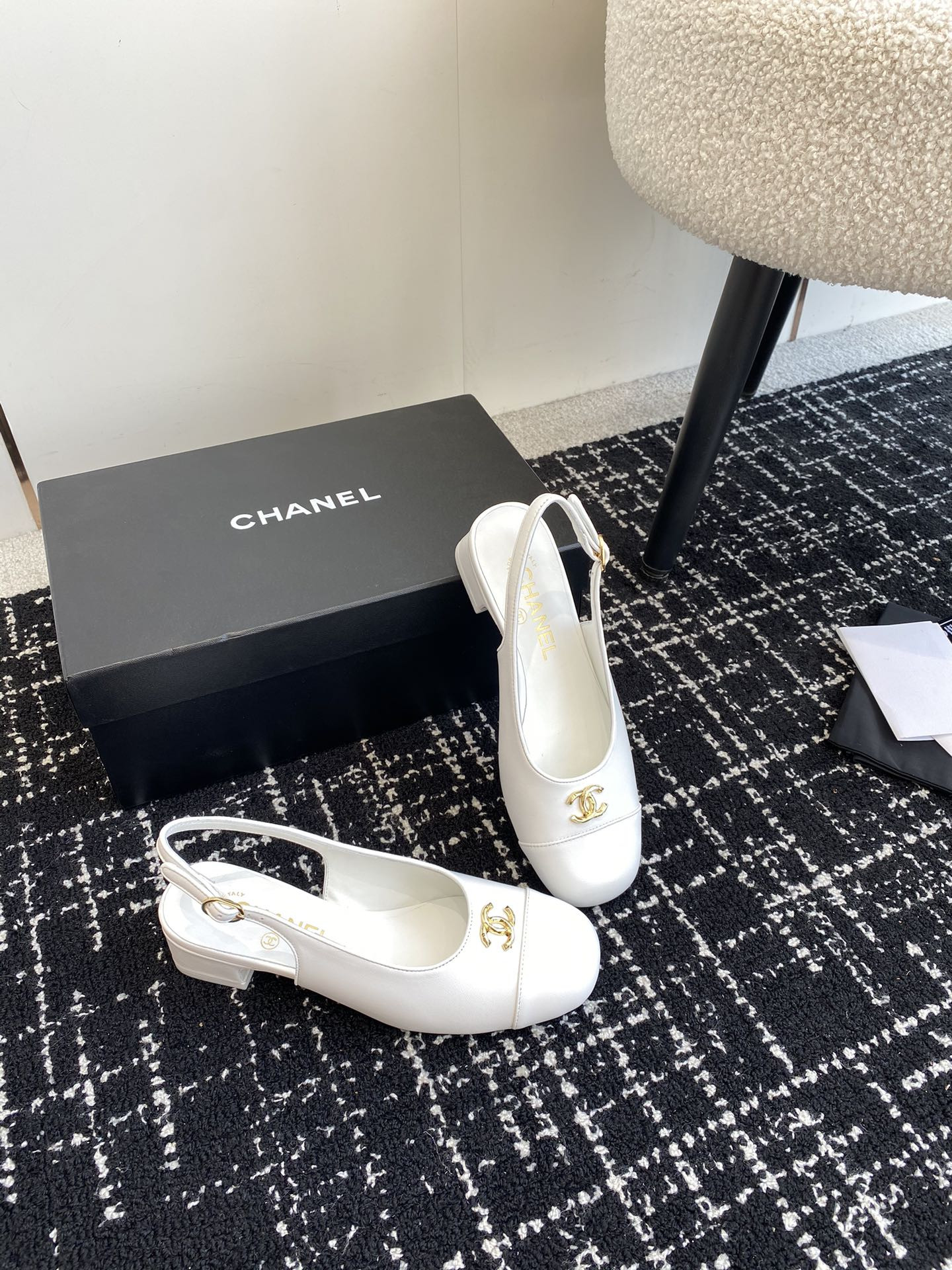 UA CHANEL SLINGBACKS