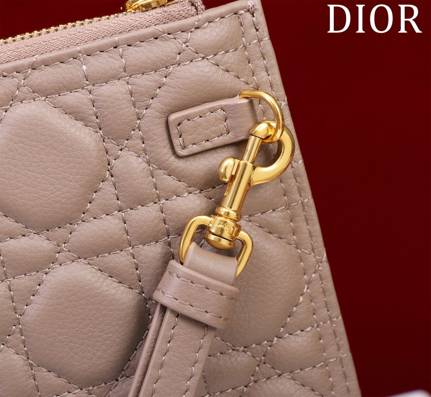 Large Dior Caro Daily Pouch 30 x 21.5 cm