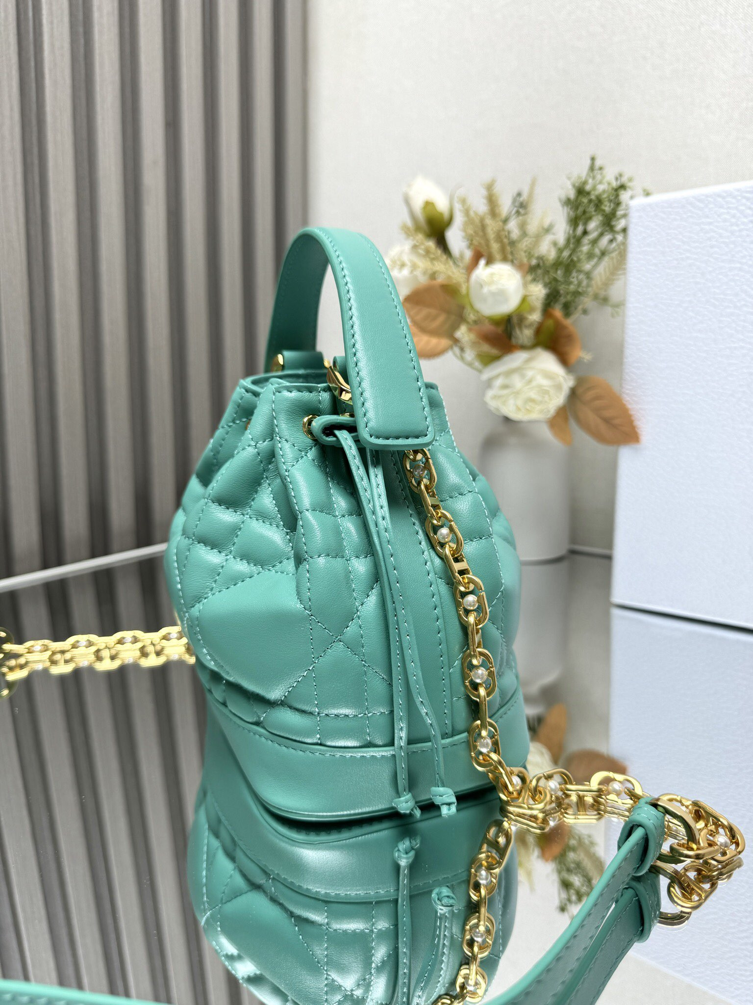 Small Dior Jolie Bucket Bag 17 x 16 x 10.5 cm