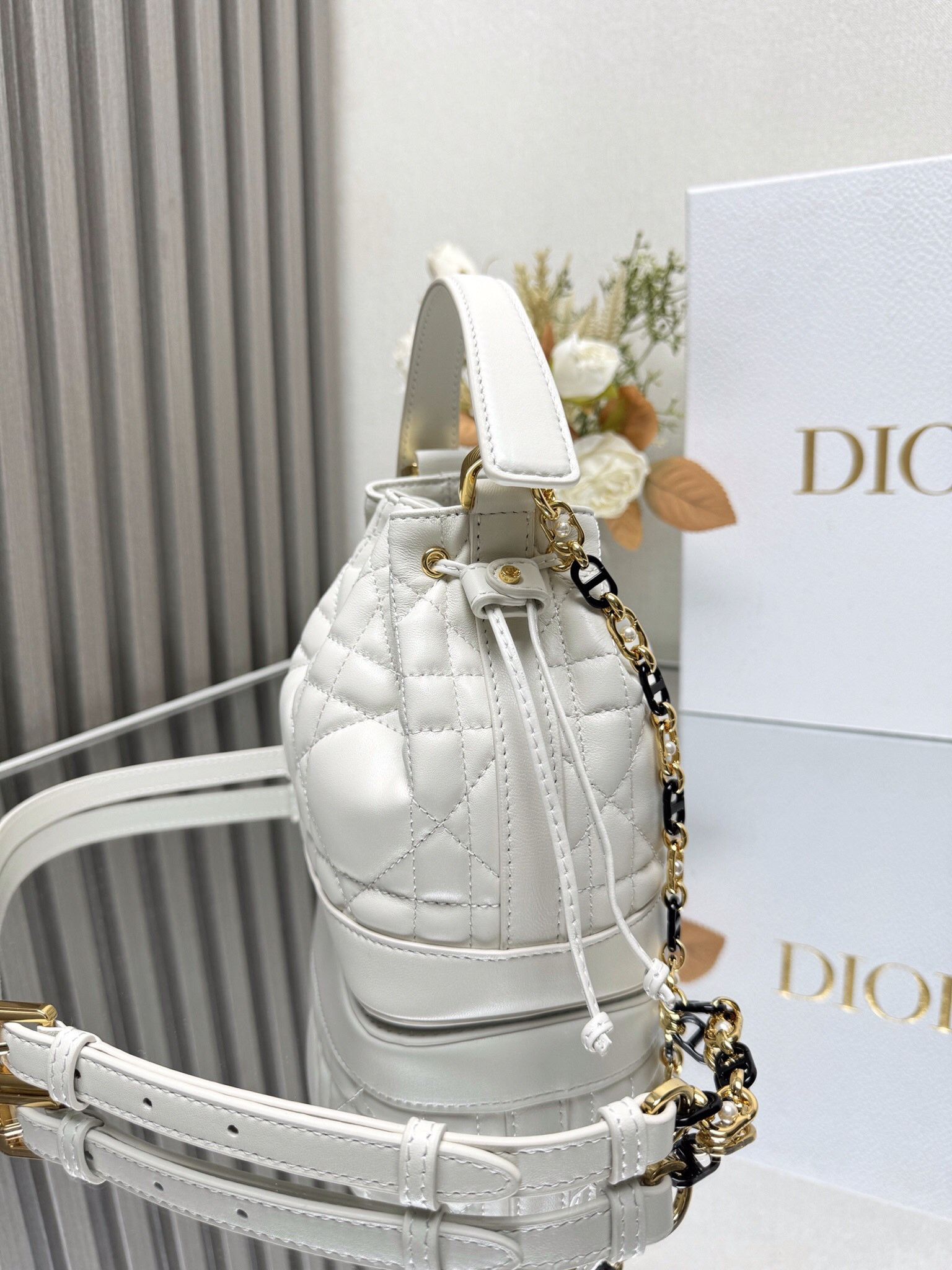 Small Dior Jolie Bucket Bag 17 x 16 x 10.5 cm