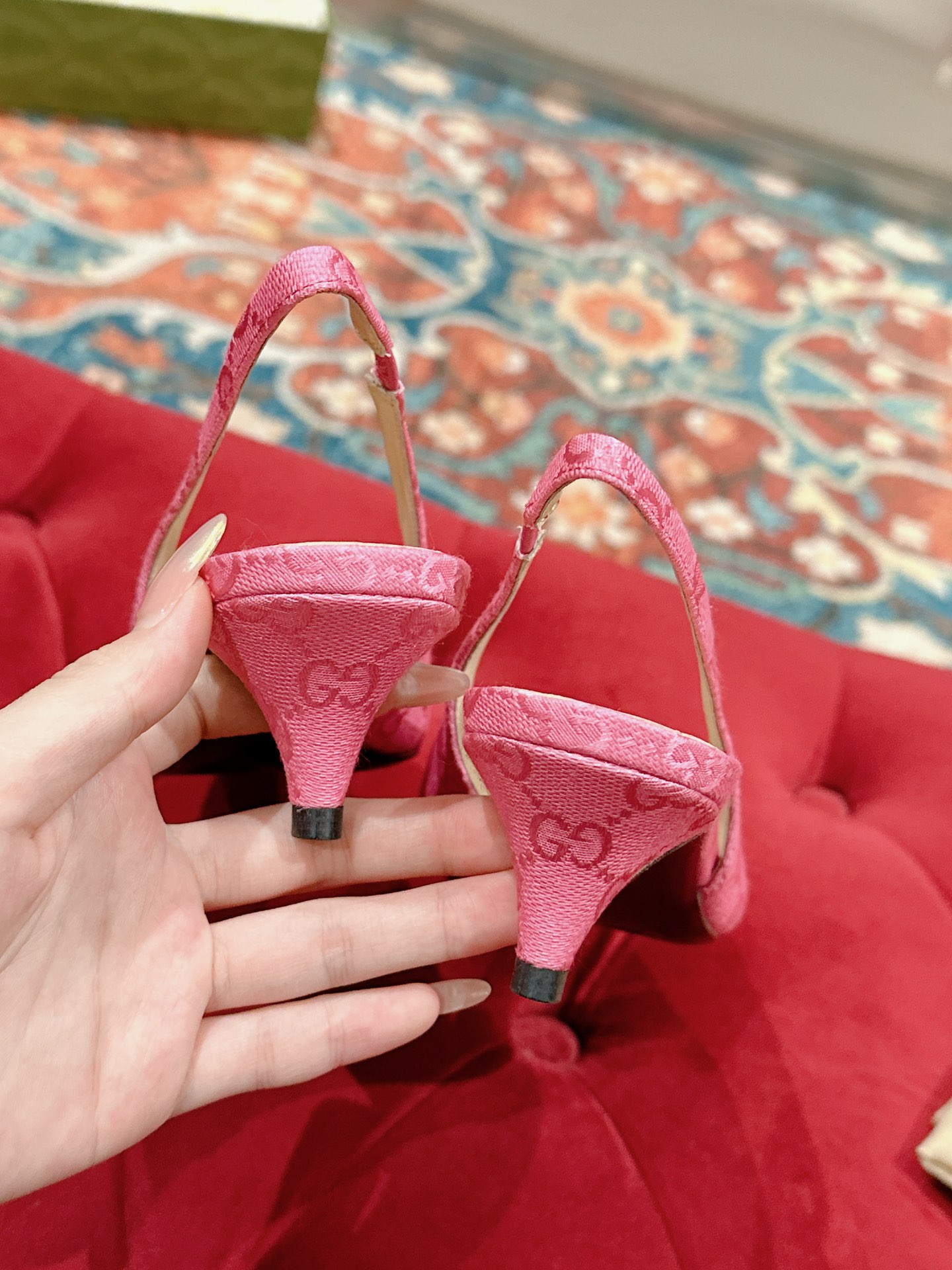 UA GUCCI HORSEBIT SLINGBACK PUMP LOW HEEL