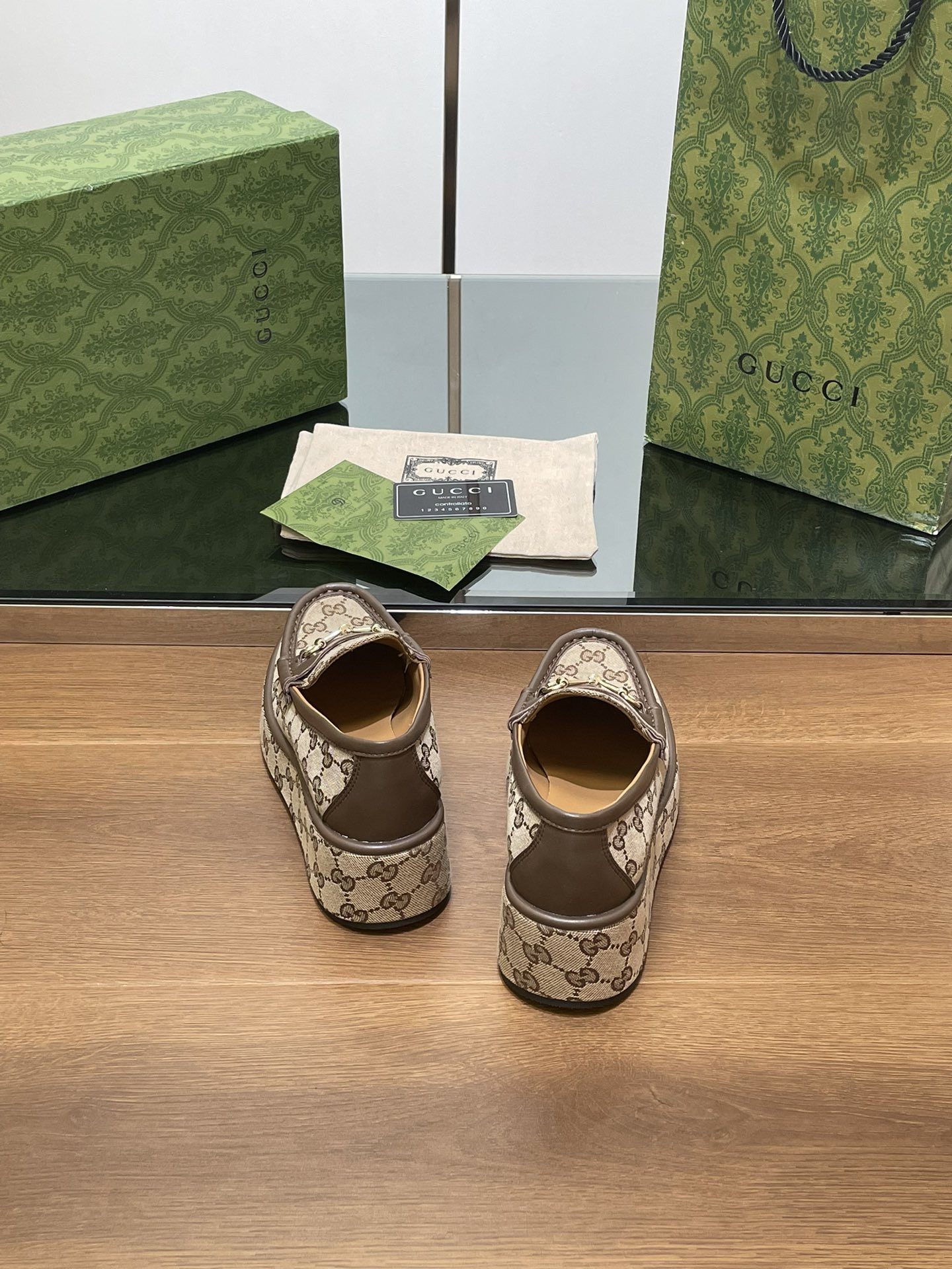 UA GUCCI HORSEBIT WEDGE LOAFER