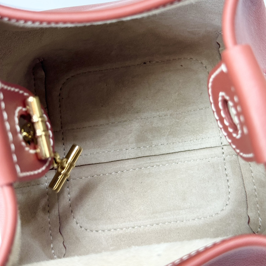 Loro Piana Micro Bale bag  Smooth Calfskin 23 x 16 x 14 cm