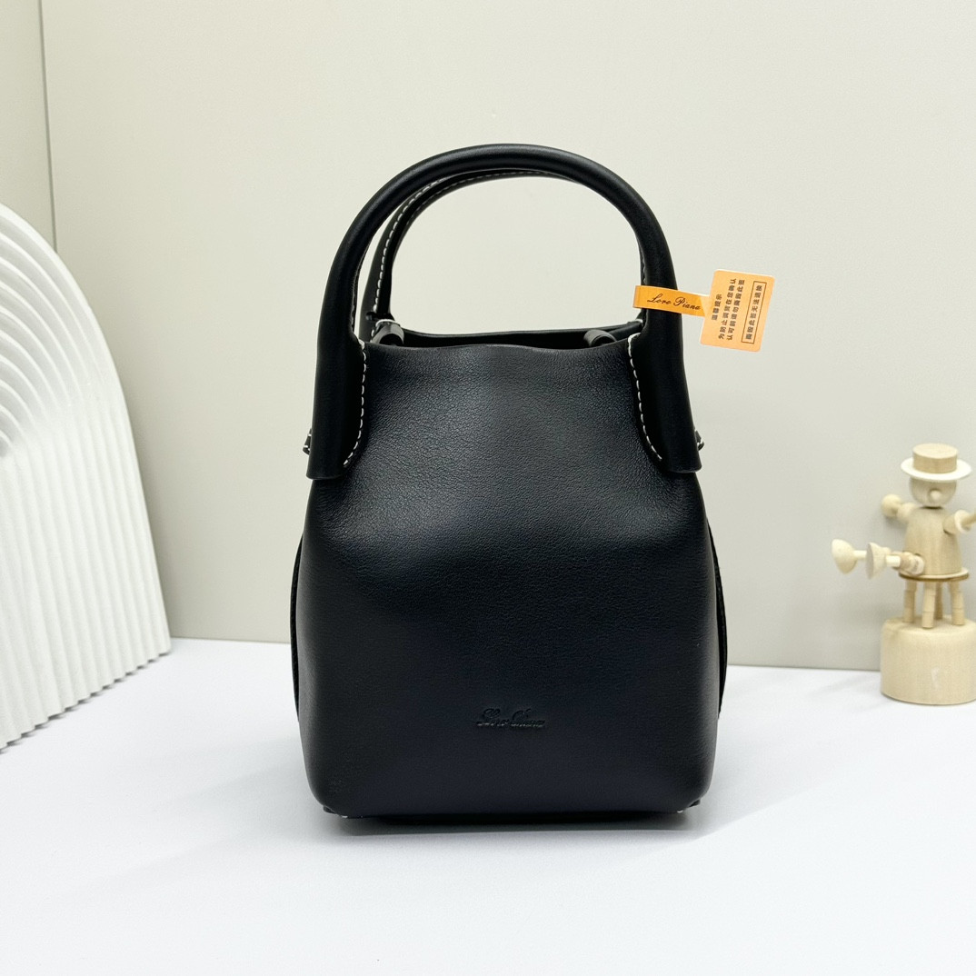 Loro Piana Micro Bale bag Smooth Calfskin 23 x 16 x 14 cm