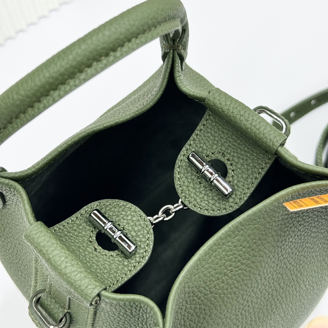 Loro Piana Micro Bale bag Grained Calfskin 23 x 16 x 14 cm