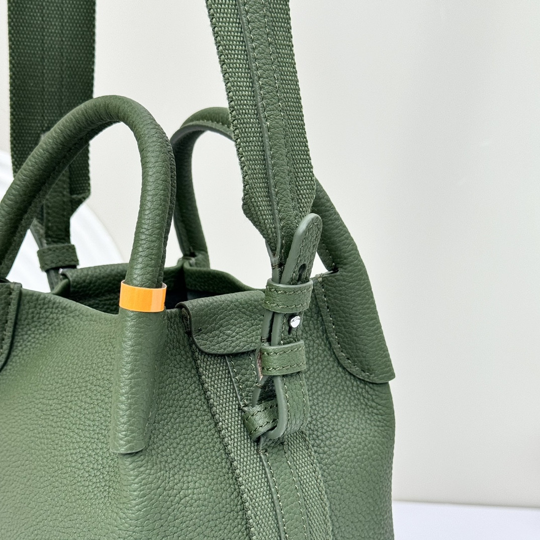 Loro Piana Micro Bale bag Grained Calfskin 23 x 16 x 14 cm