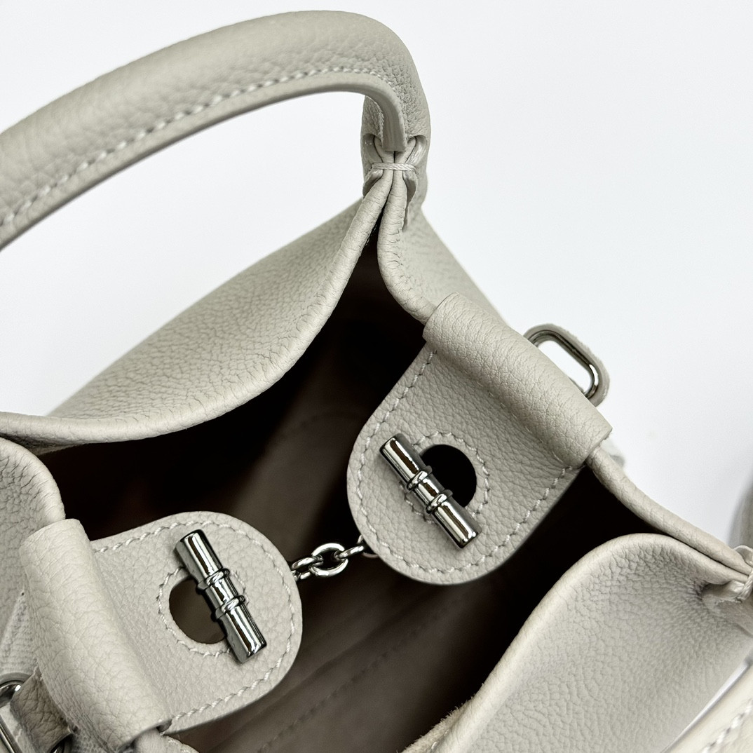 Loro Piana Micro Bale bag Grained Calfskin 23 x 16 x 14 cm