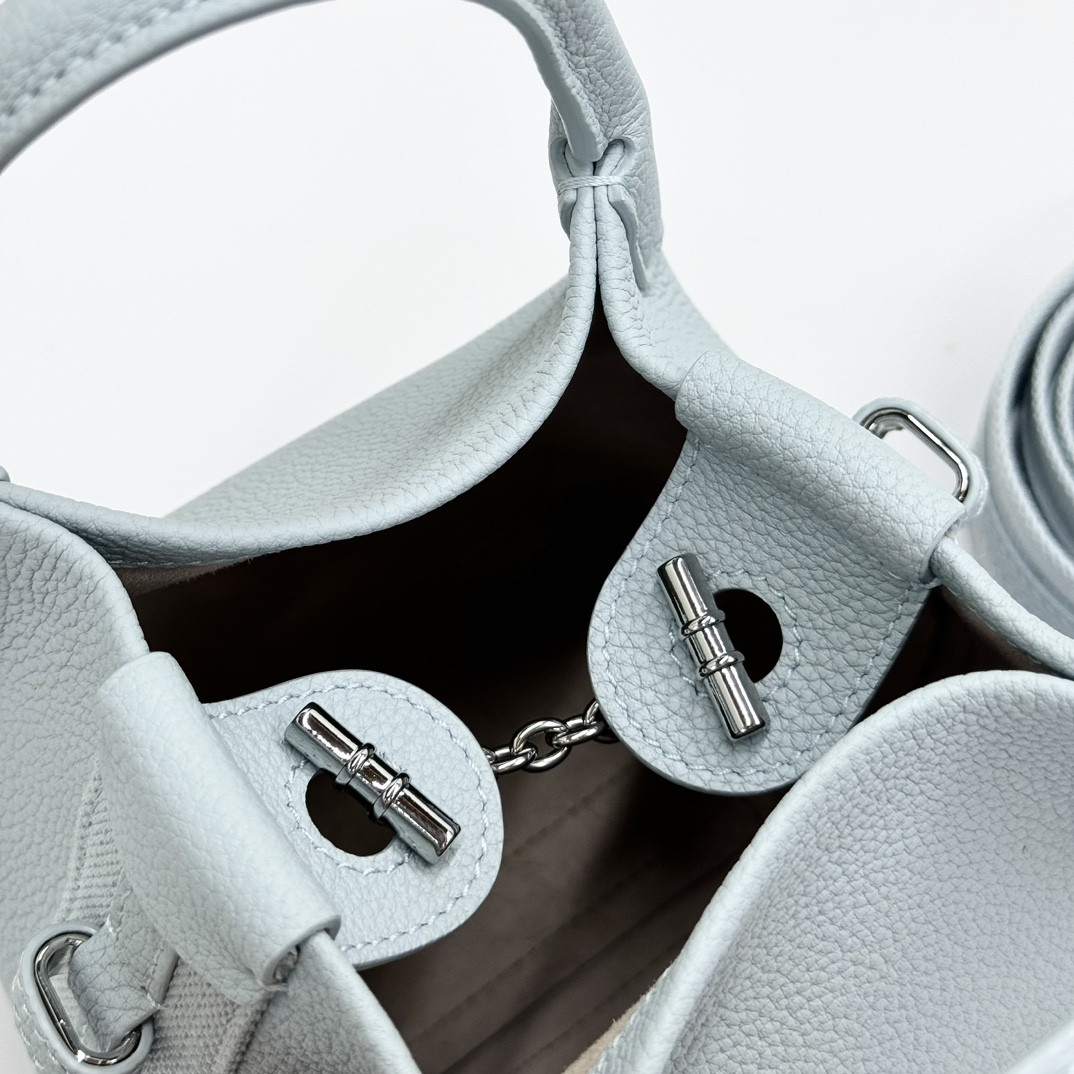 Loro Piana Micro Bale bag Grained Calfskin 23 x 16 x 14 cm