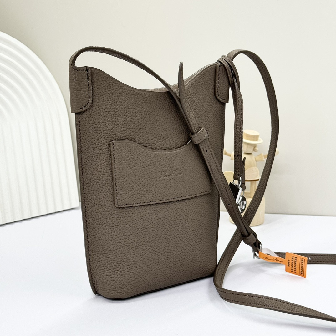 Loro Piana Mini Bale Bag Calfskin 20x15x4cm