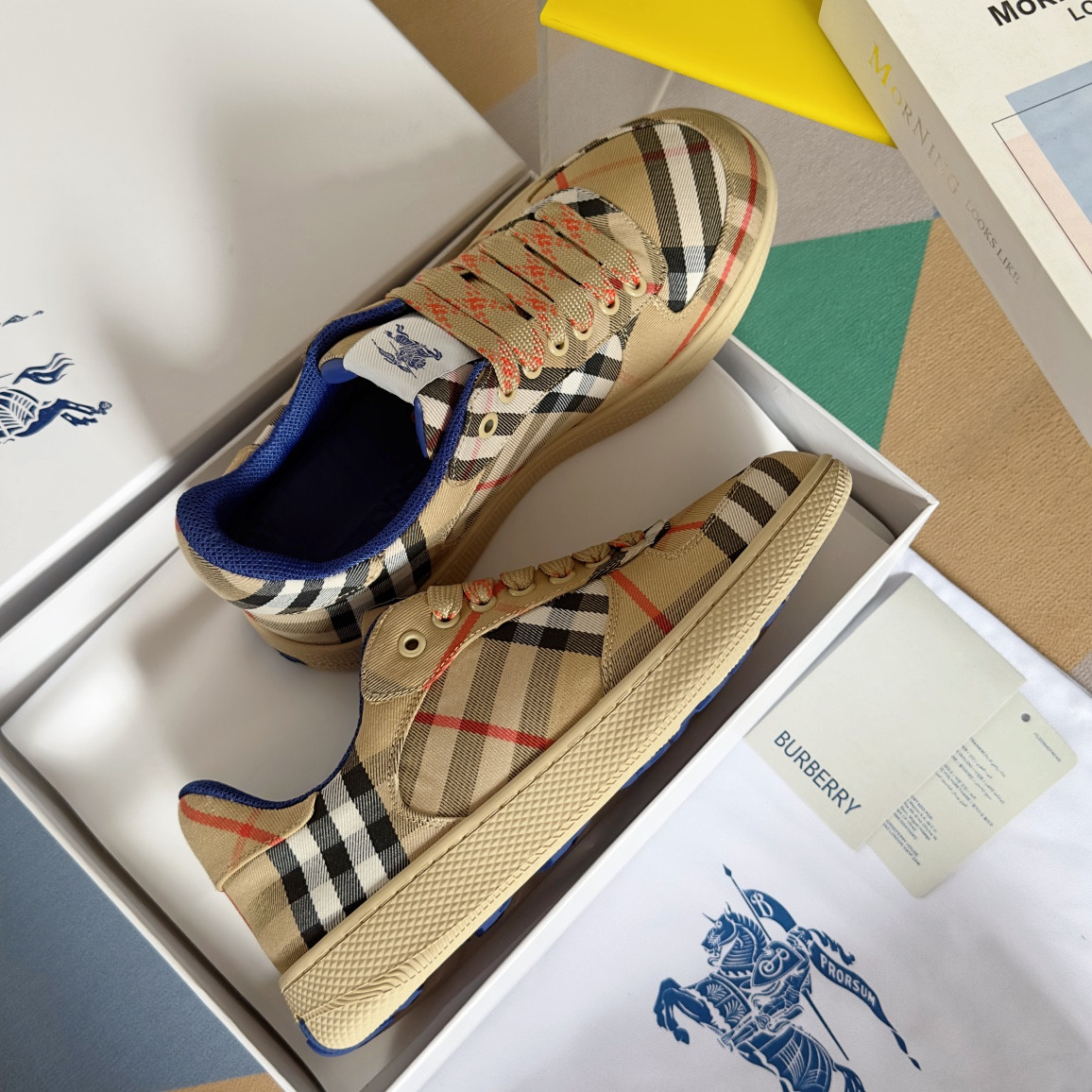 UA Burberry Check Terrace Sneakers
