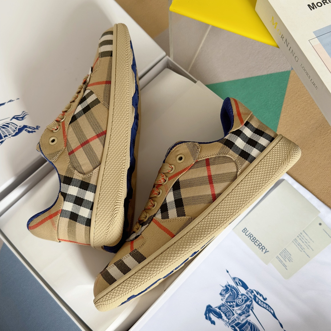 UA Burberry Check Terrace Sneakers