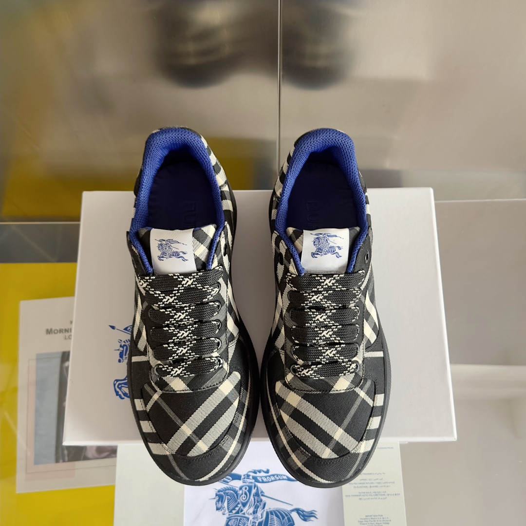 UA Burberry Check Terrace Sneakers