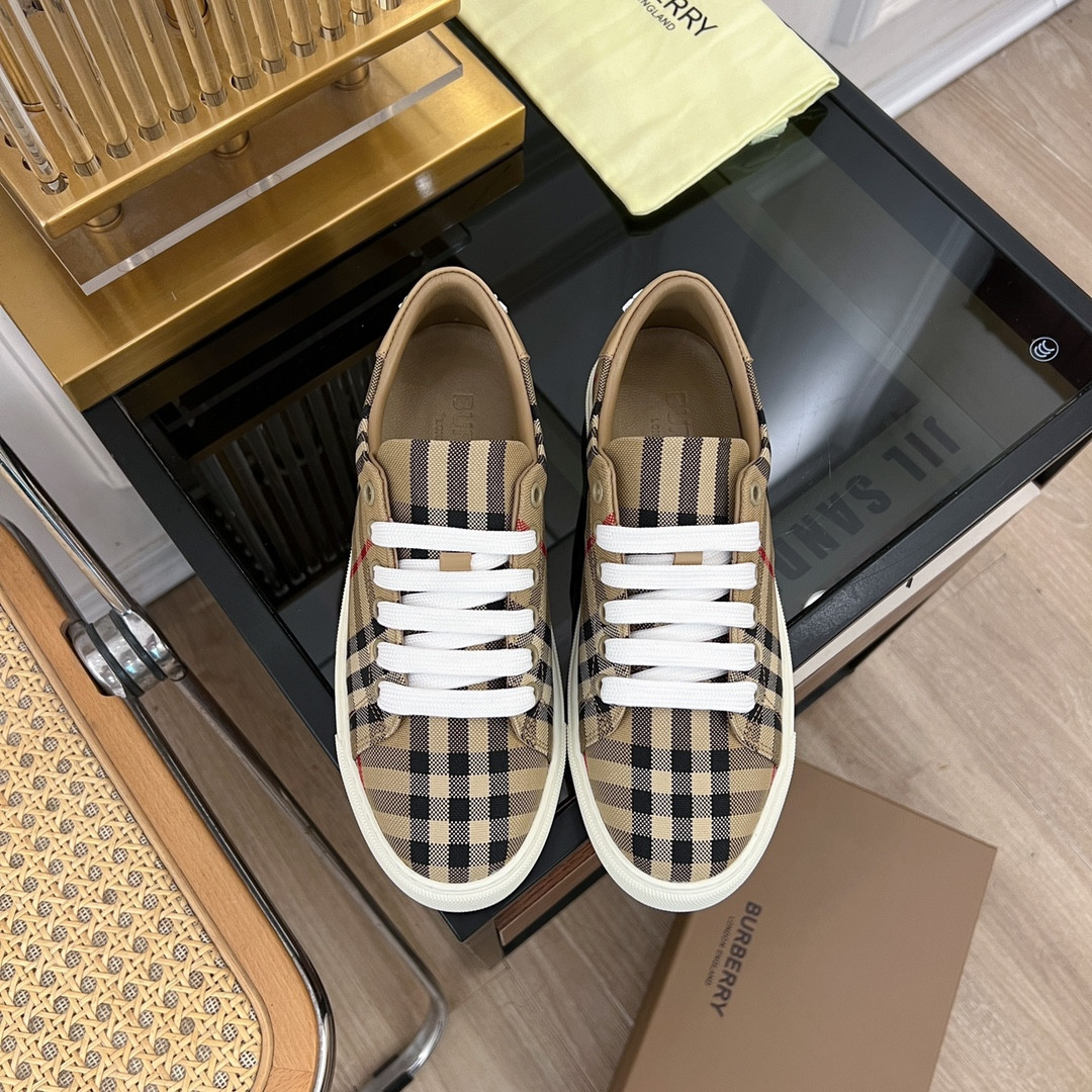 UA Burberry Check Sneakers