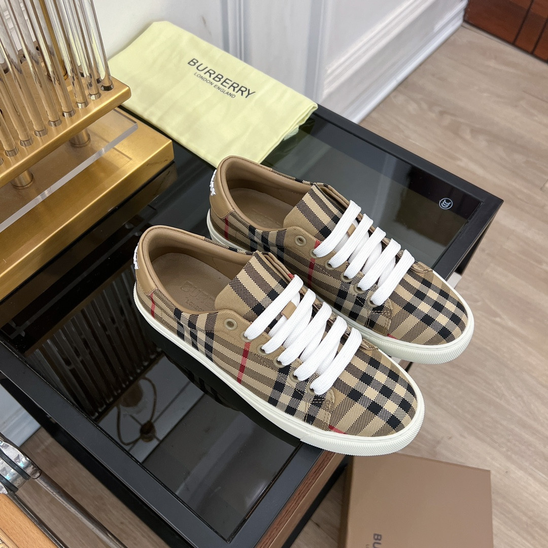UA Burberry Check Sneakers