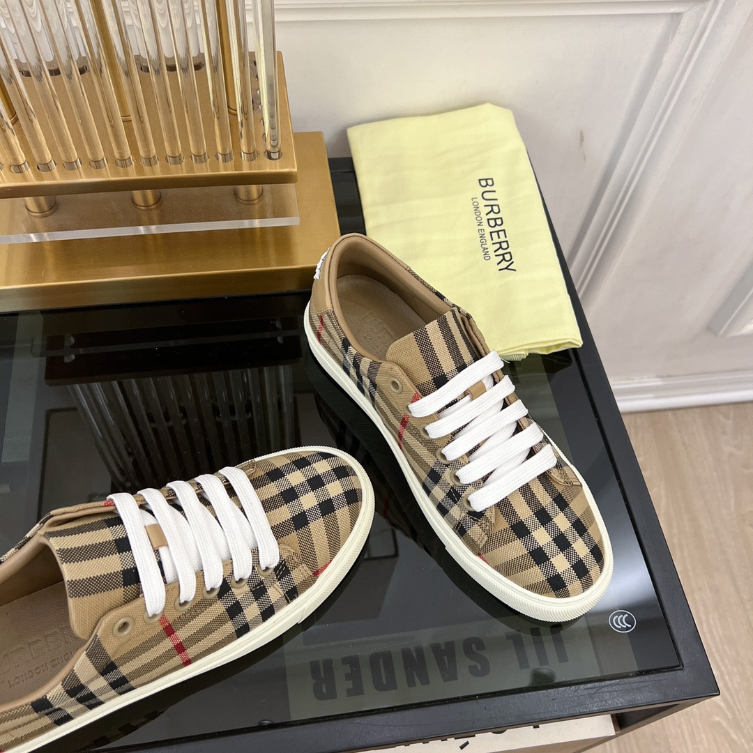 UA Burberry Check Sneakers