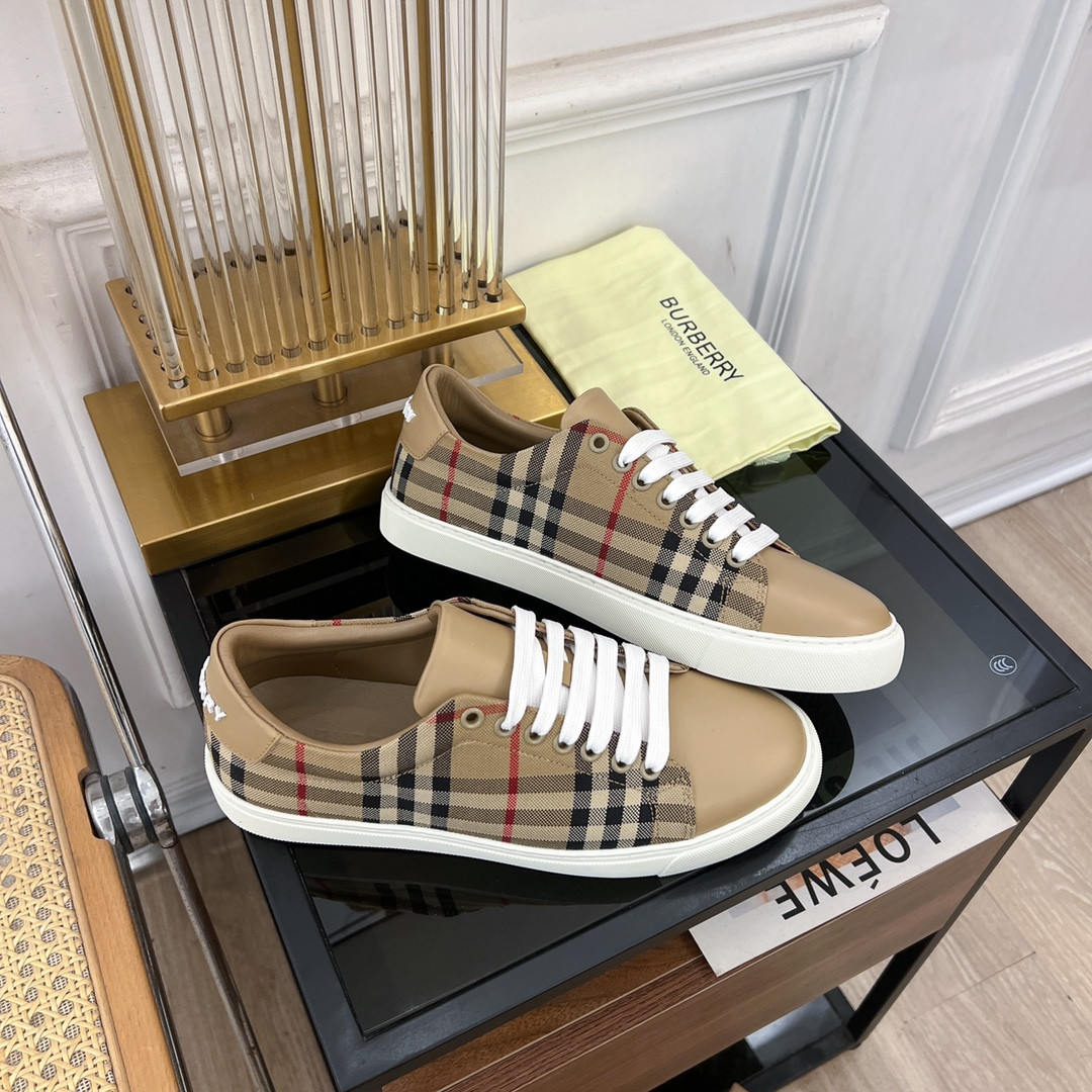 UA Burberry Check Sneakers