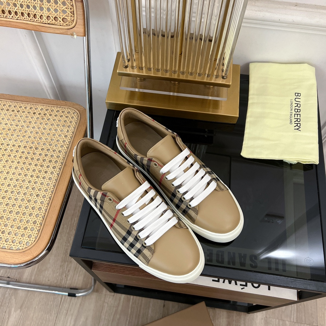 UA Burberry Check Sneakers