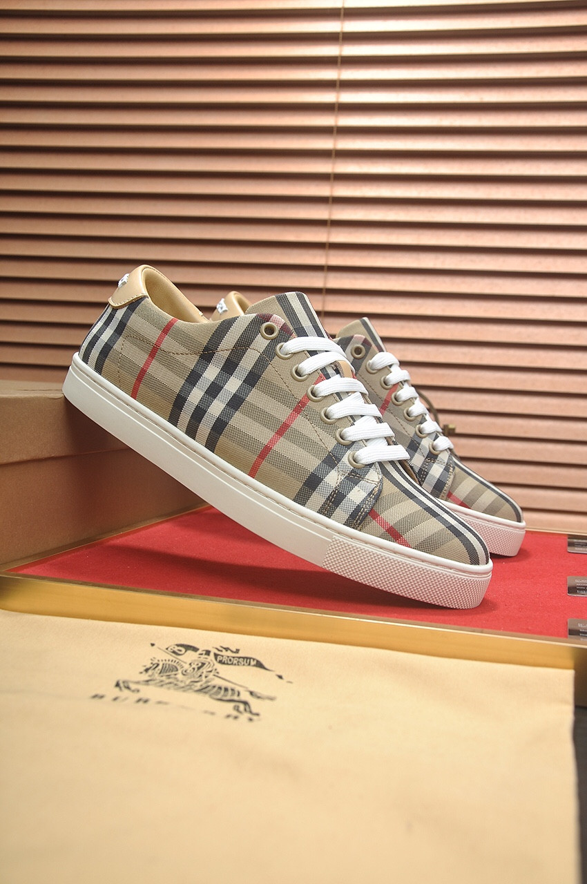 UA Burberry Check Sneakers