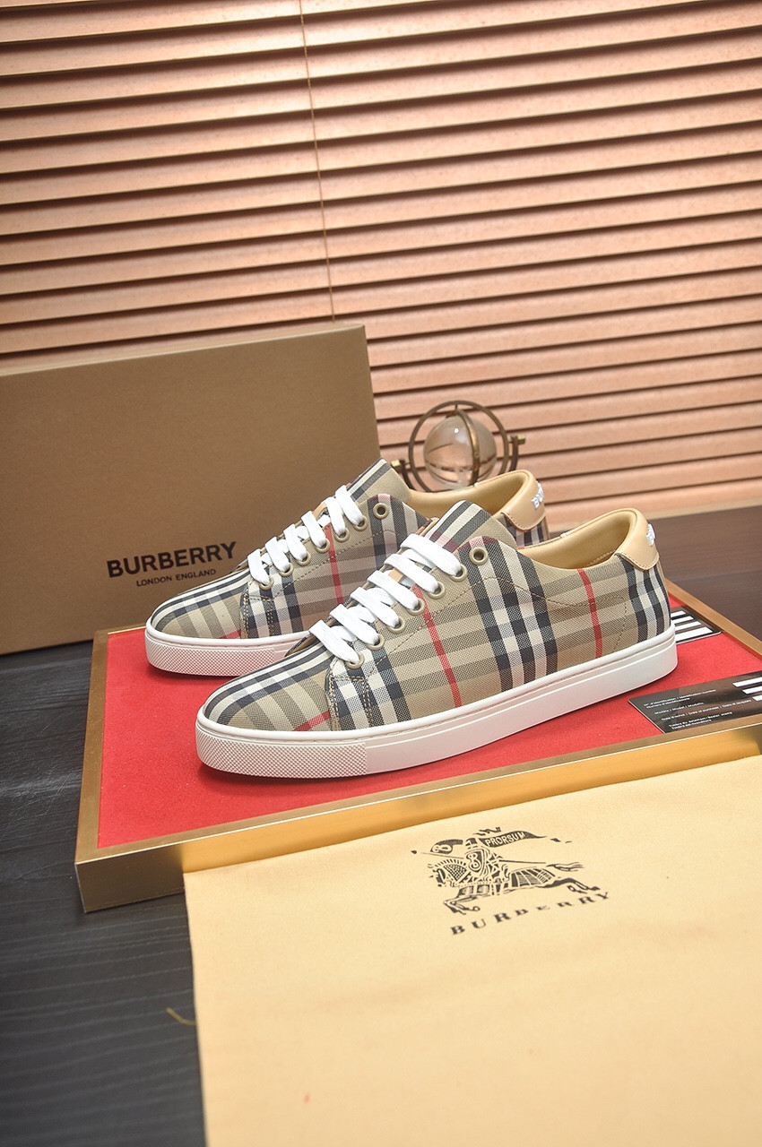 UA Burberry Check Sneakers
