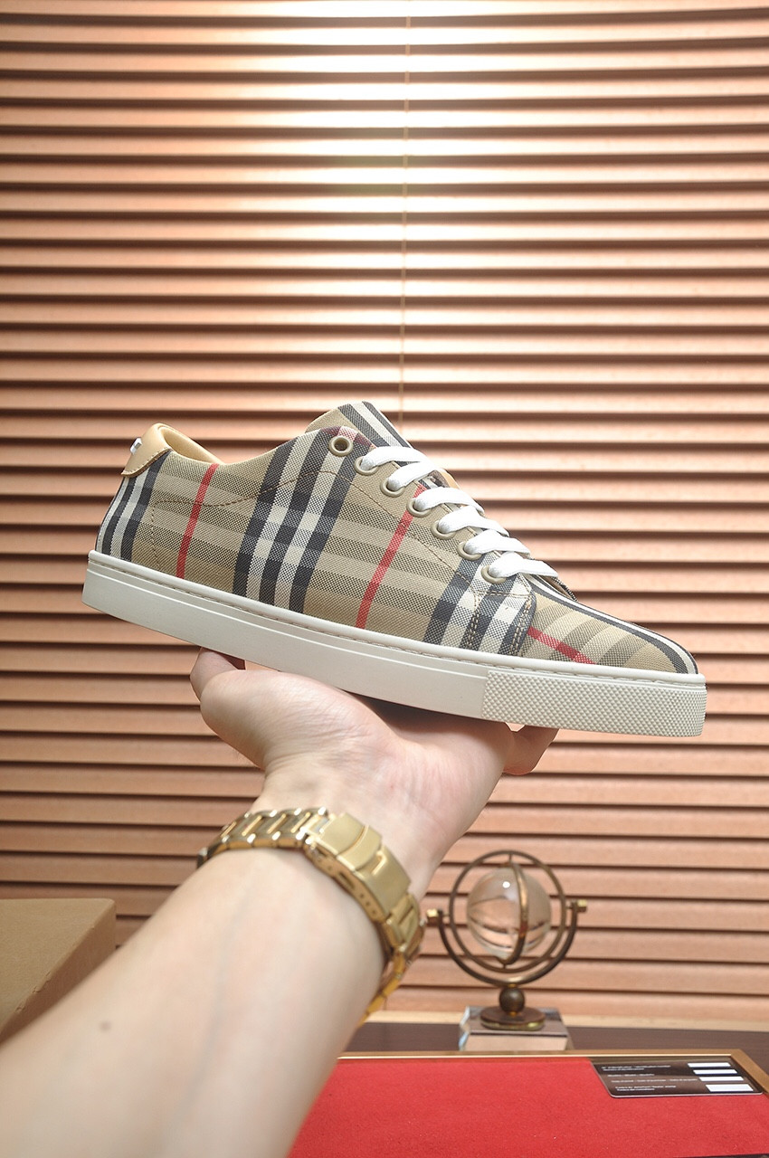 UA Burberry Check Sneakers