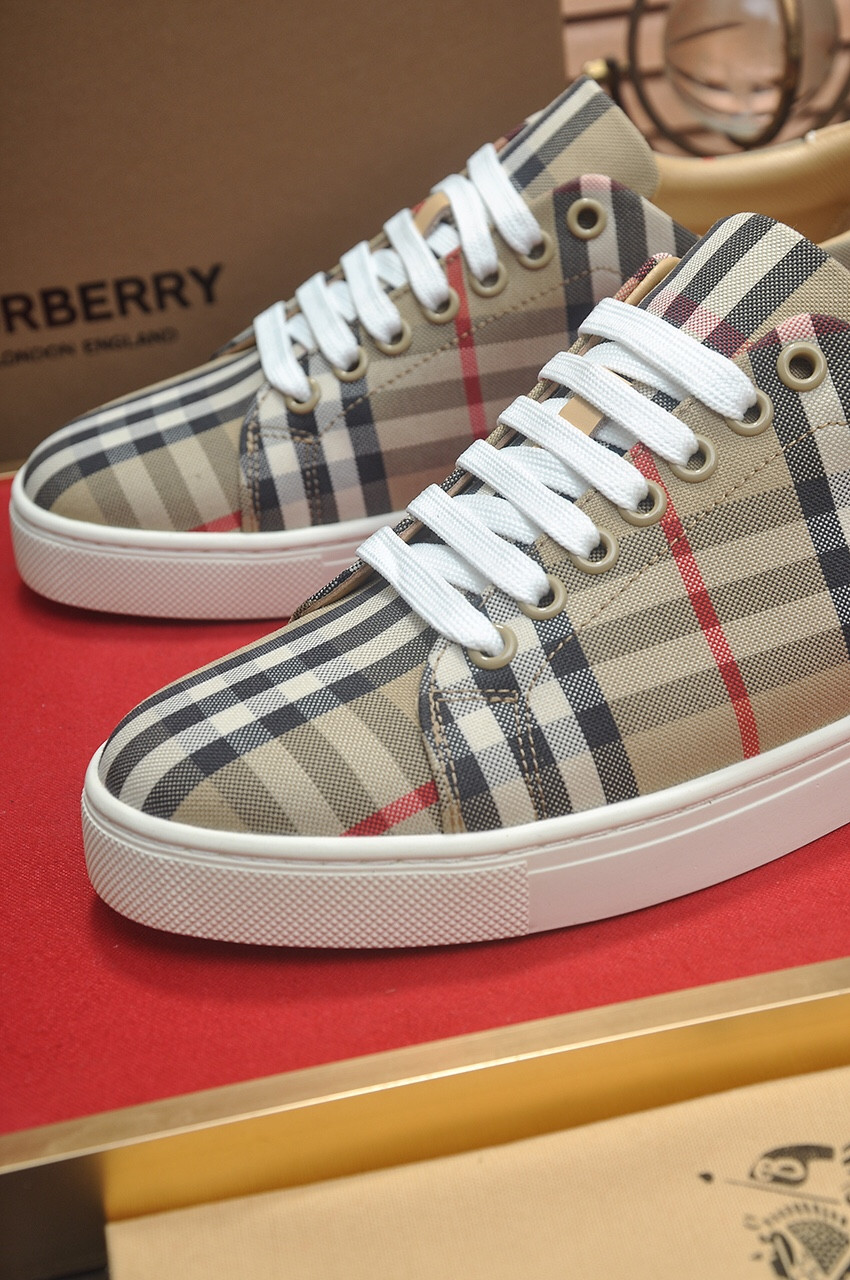 UA Burberry Check Sneakers