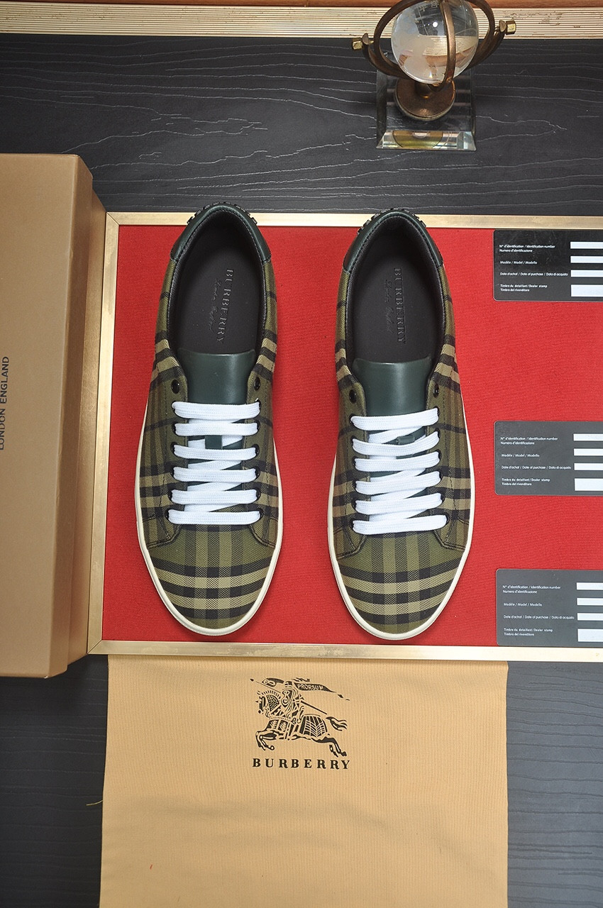 UA Burberry Check Sneakers