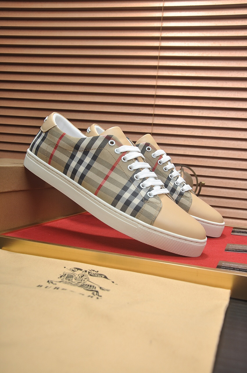 UA Burberry Check Sneakers