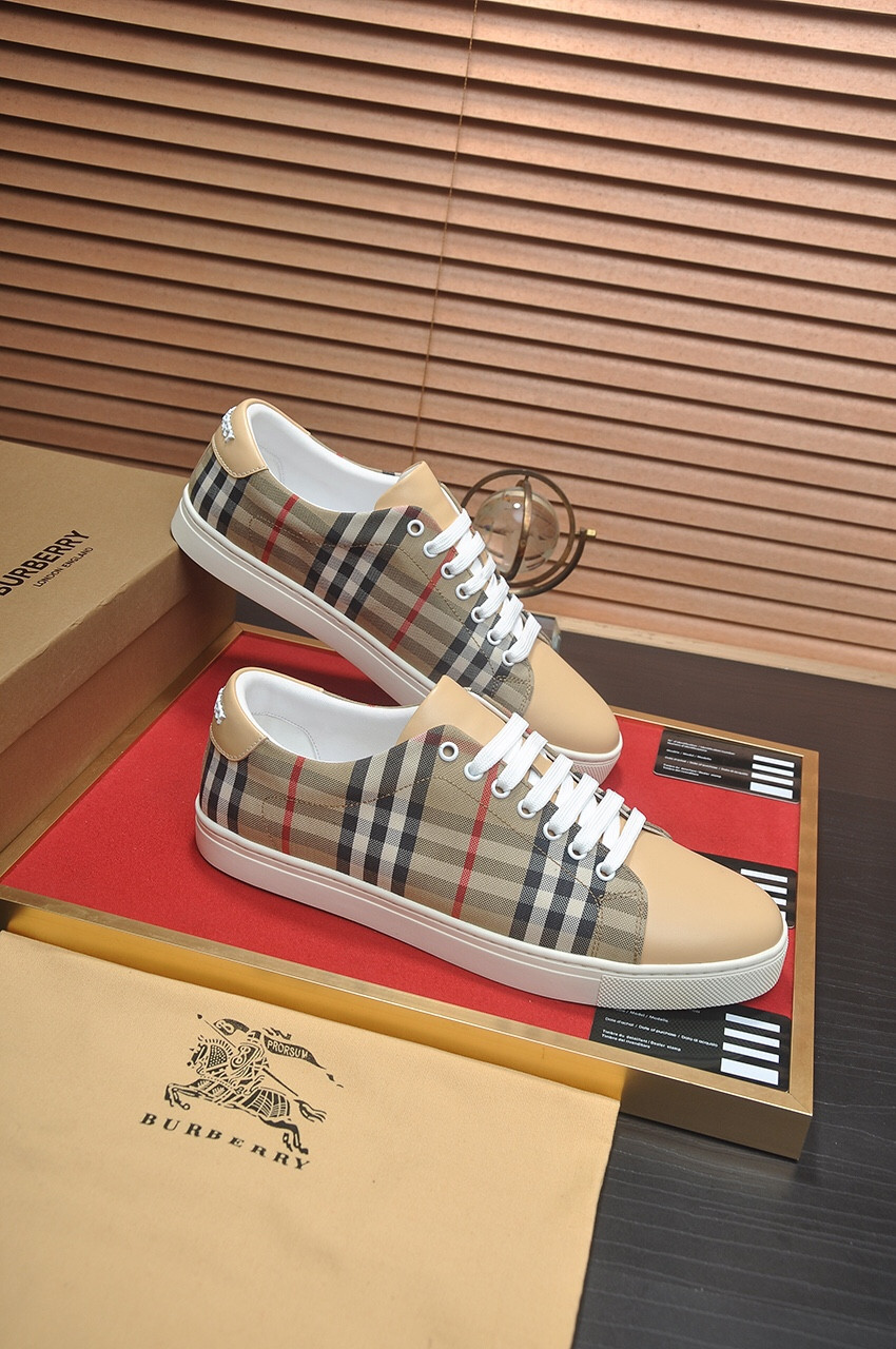 UA Burberry Check Sneakers
