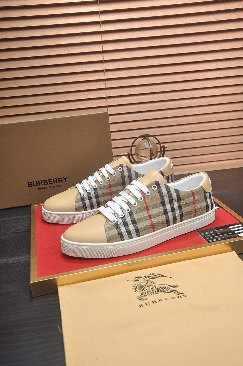 UA Burberry Check Sneakers