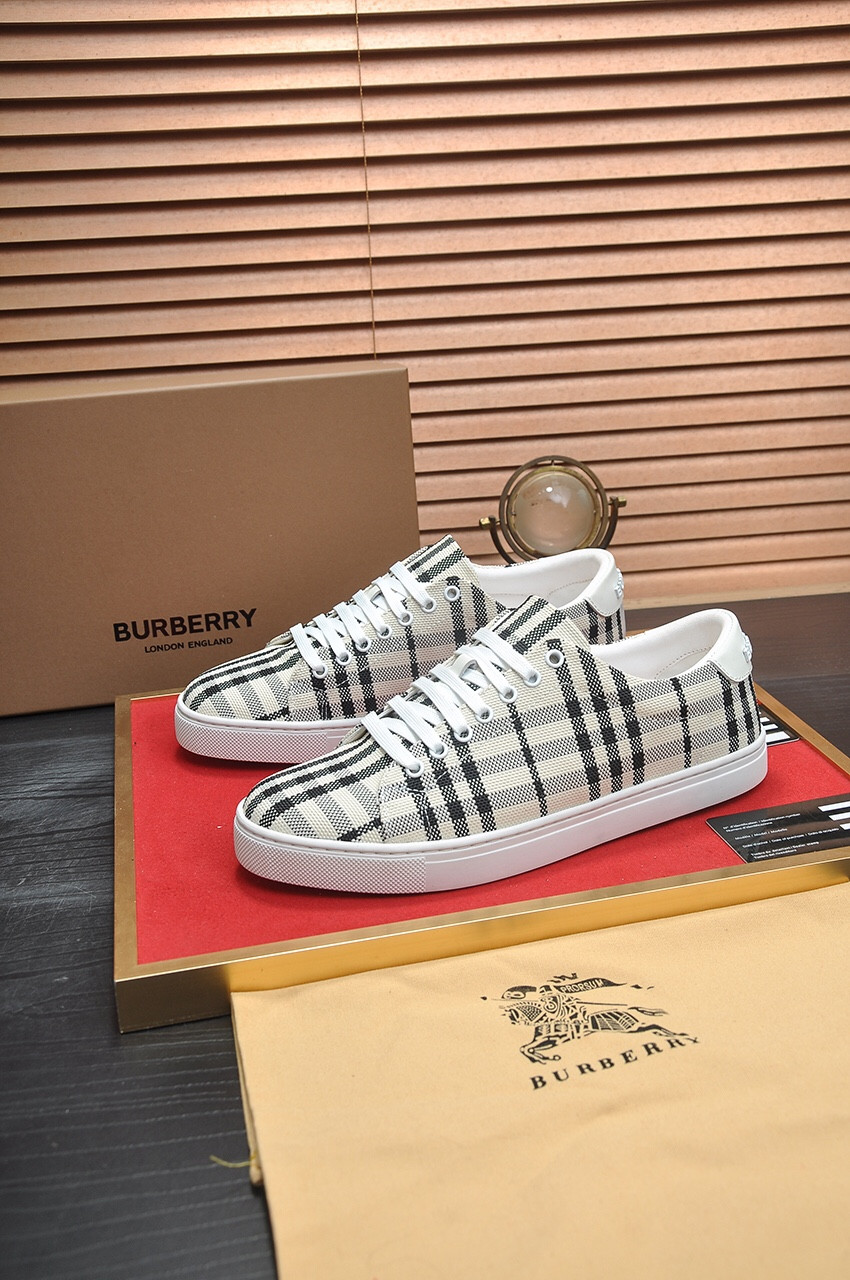 UA Burberry Check Sneakers