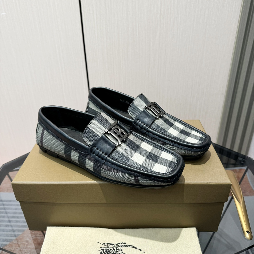 UA Burberry Check Loafers