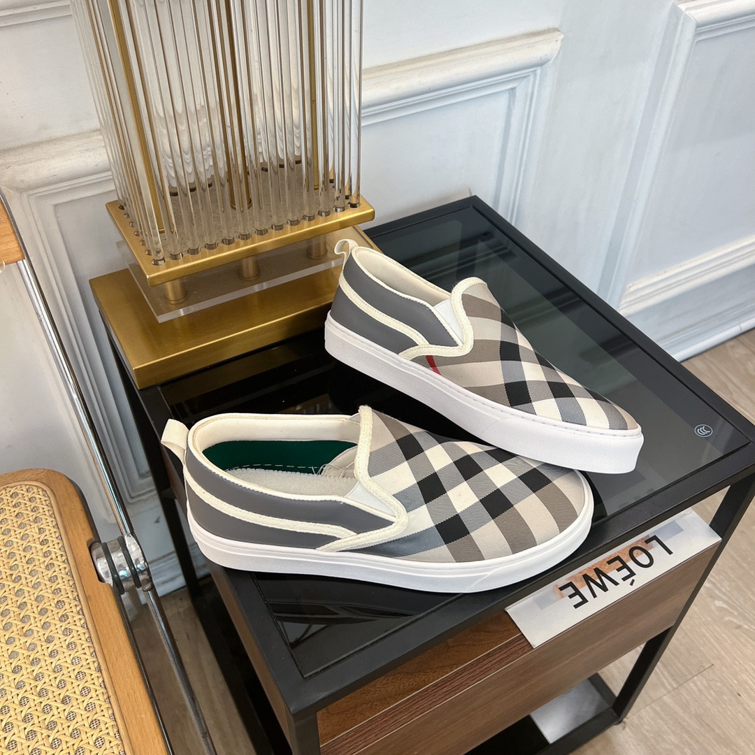UA Burberry Slip On Sneakers