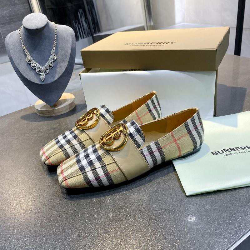 UA Burberry Check Loafers