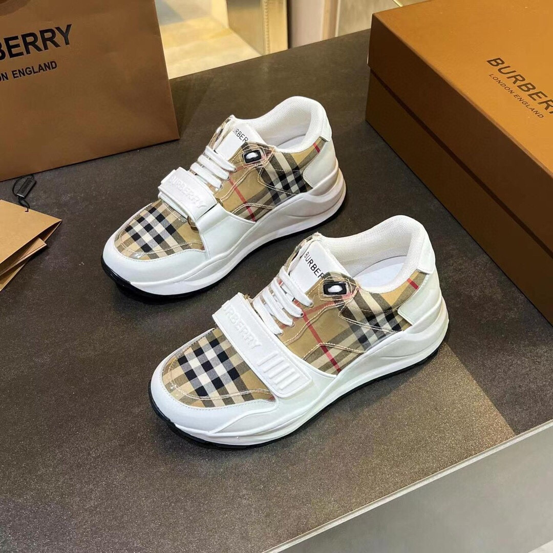 UA Burberry Check Sneakers