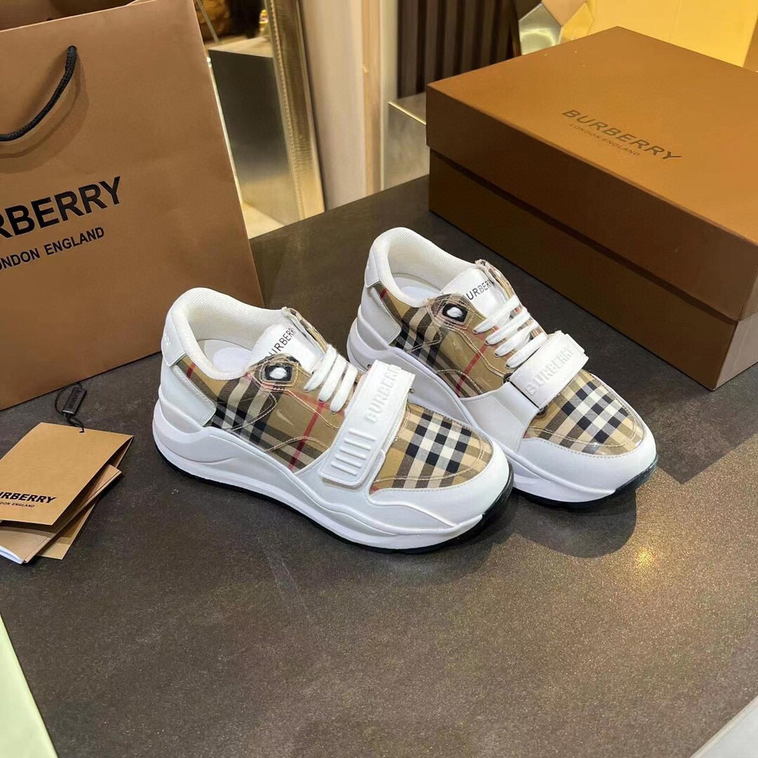 UA Burberry Check Sneakers