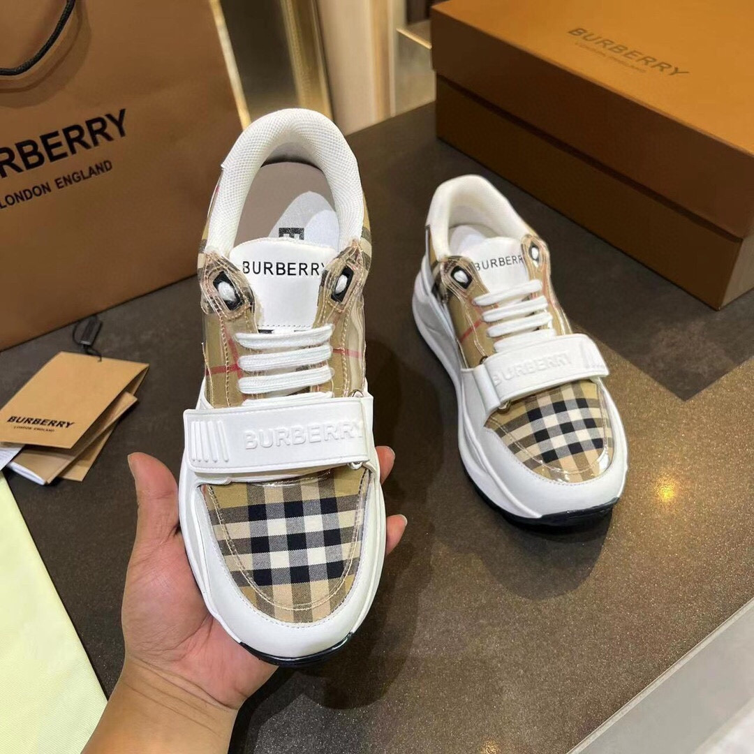 UA Burberry Check Sneakers