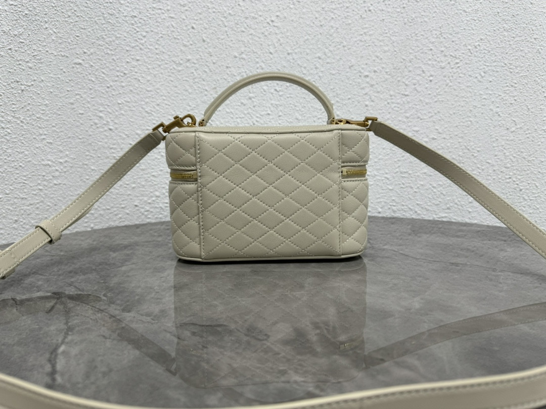 YSL GABY VANITY BAG IN LAMBSKIN 18 X 11 X 6.5 CM