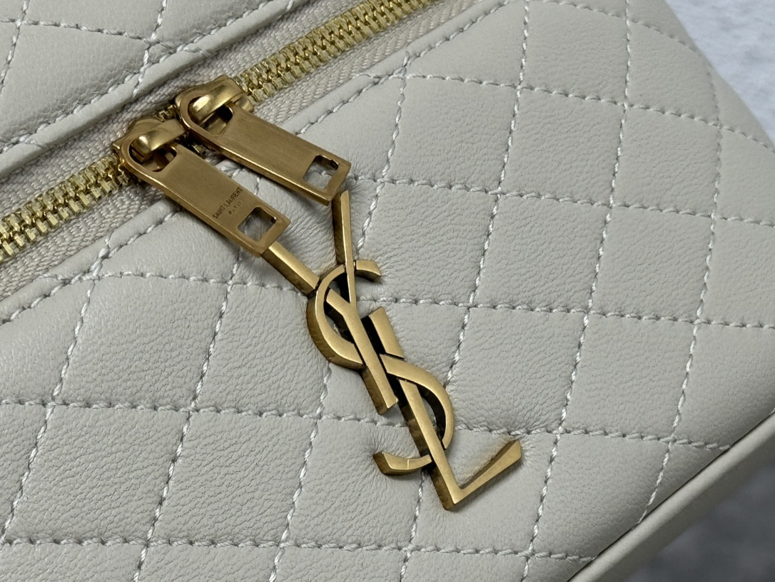 YSL GABY VANITY BAG IN LAMBSKIN 18 X 11 X 6.5 CM