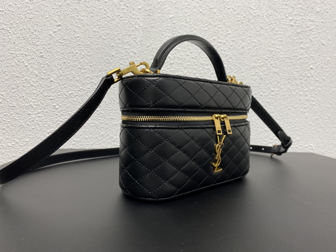 YSL GABY VANITY BAG IN LAMBSKIN 18 X 11 X 6.5 CM