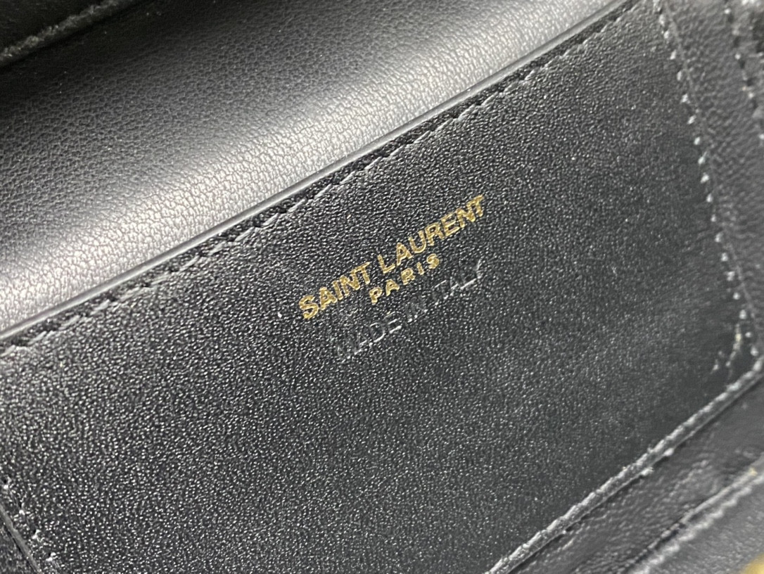 YSL GABY VANITY BAG IN LAMBSKIN 18 X 11 X 6.5 CM