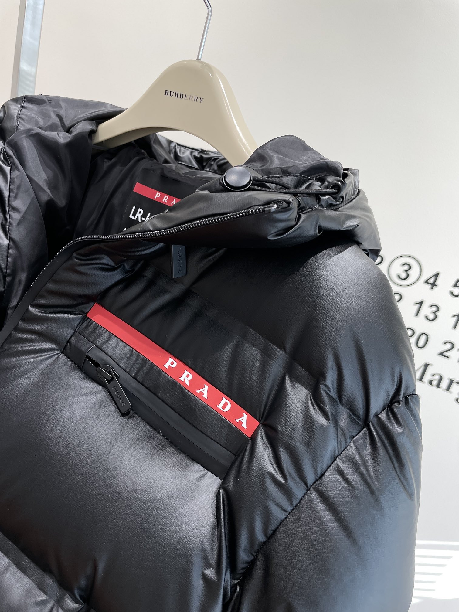 Prada Light Re-Nylon hooded puffer jacket