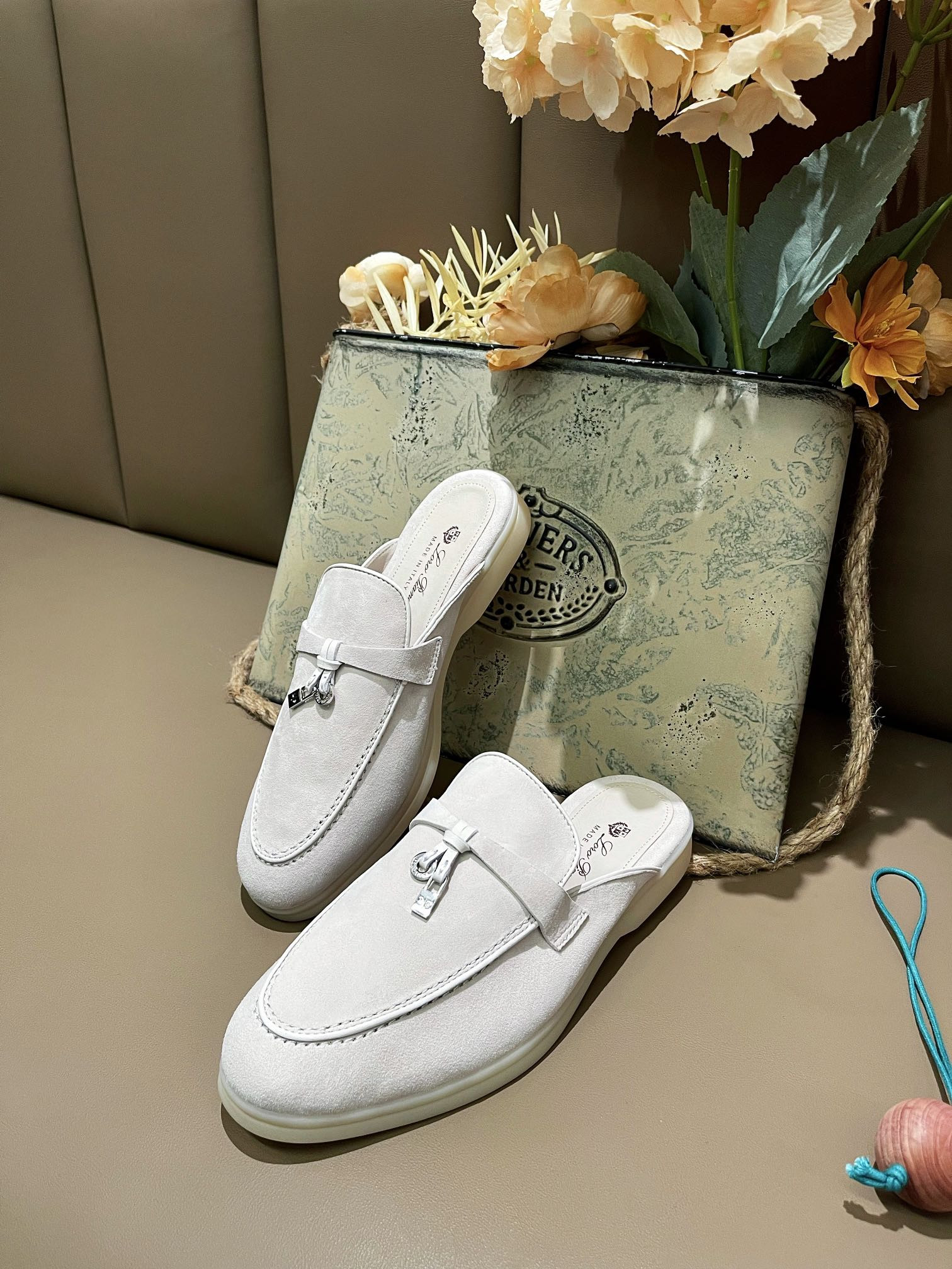 UA Loro Piana Babouche Charms Walk Loafers