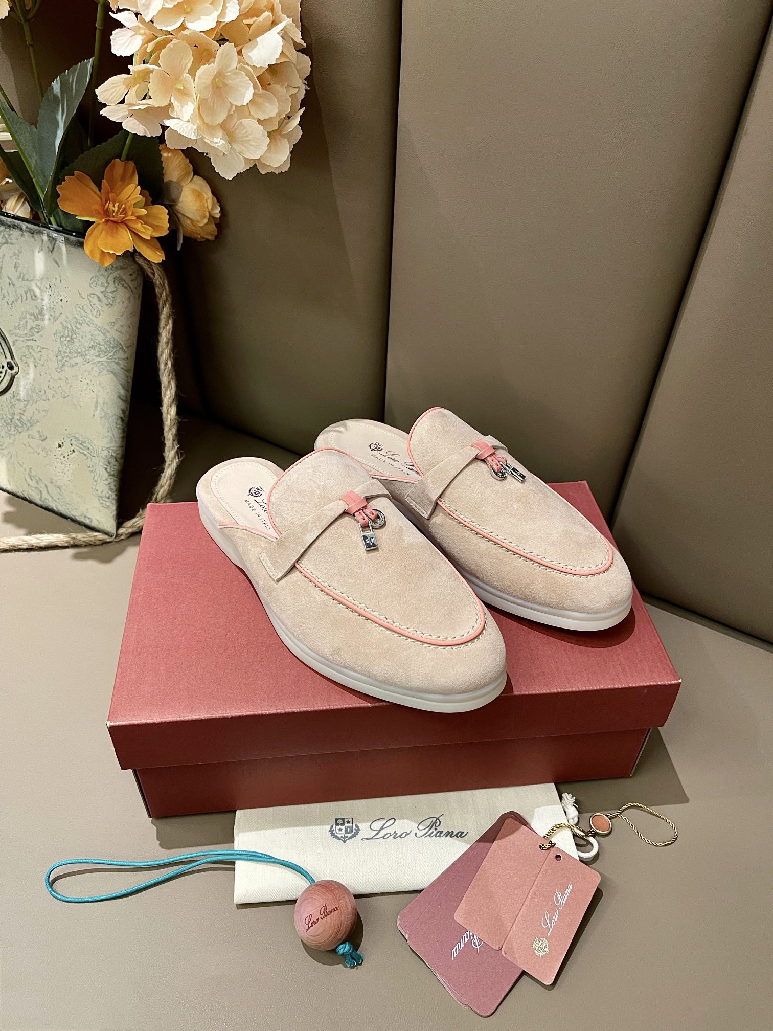 UA Loro Piana Babouche Charms Walk Loafers