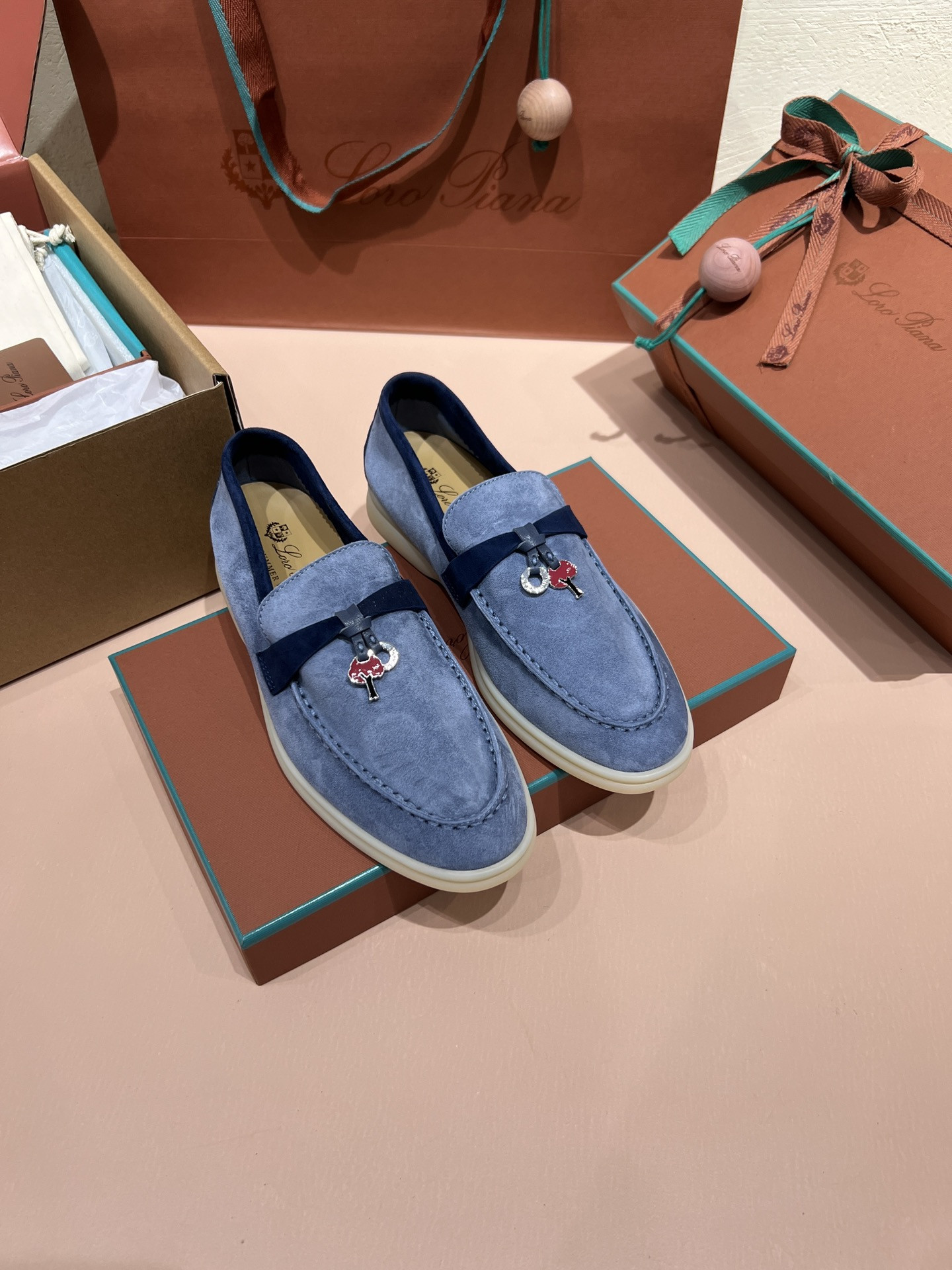 UA Loro Piana Summer Charms Walk Loafers