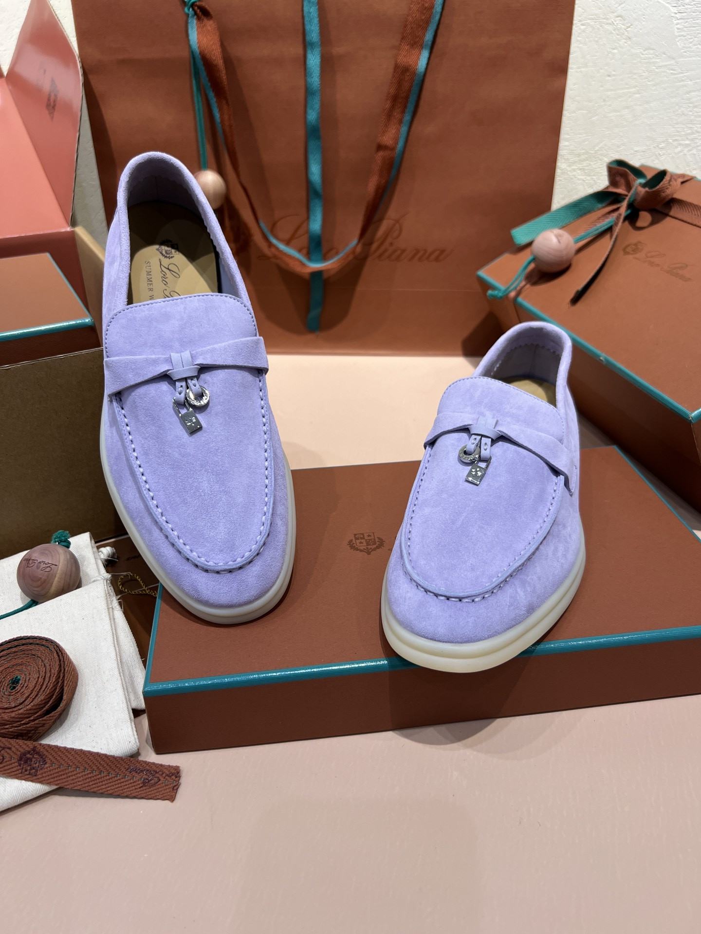 UA Loro Piana Summer Charms Walk Loafers